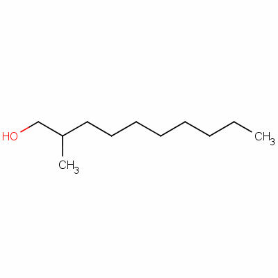 2-甲基癸烷-1-醇分子式结构图