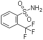 2-(三氟甲基)苯磺酰胺分子式结构图