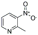 2-甲基-3-硝基吡啶分子式结构图