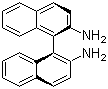 (R)-(+)-1,1'-联(2-萘胺)分子式结构图