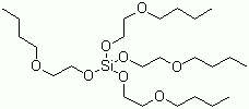 四(丁氧基乙氧基)硅烷分子式结构图