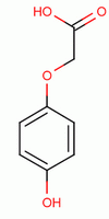 4-羟基苯氧基乙酸分子式结构图