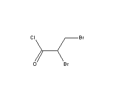 2,3-二溴丙酰氯分子式结构图