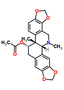 乙酰紫堇灵分子式结构图