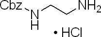 N-苄氧羰基乙二胺盐酸盐分子式结构图