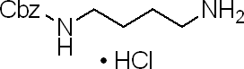 N-苄氧羰基-1,4-二氨基丁烷盐酸盐分子式结构图