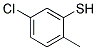 5-氯-2-甲基苯硫酚分子式结构图