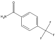 对三氟甲基苯甲酰胺分子式结构图