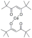 四(2,2,6,6-四甲基-3,5-庚二酮酸)铈(IV)分子式结构图