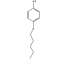 对戊氧基苯酚分子式结构图