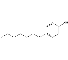 对己氧基苯酚分子式结构图