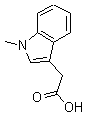 1-甲基-3-吲哚乙酸分子式结构图