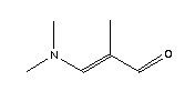 3-二甲氨基-2-甲基-2-丙烯醛分子式结构图