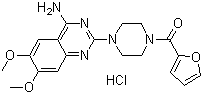 盐酸哌唑嗪分子式结构图