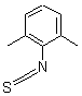 2,6-二甲基异硫氰酸苯酯分子式结构图