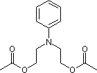 N,N-二乙酰氧乙基苯胺分子式结构图