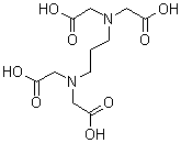 1,3-丙二胺四乙酸分子式结构图