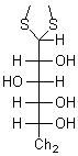 D-葡萄糖-二乙基缩硫醛分子式结构图