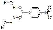 4-硝基苯甲酸铵分子式结构图