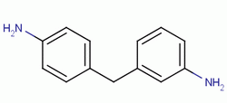 二氨基二苯基甲烷分子式结构图