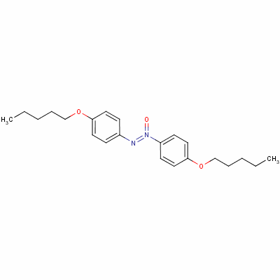 4,4'-二正戊氧基氧化偶氮苯分子式结构图