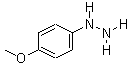 4-甲氧基苯肼盐酸盐分子式结构图