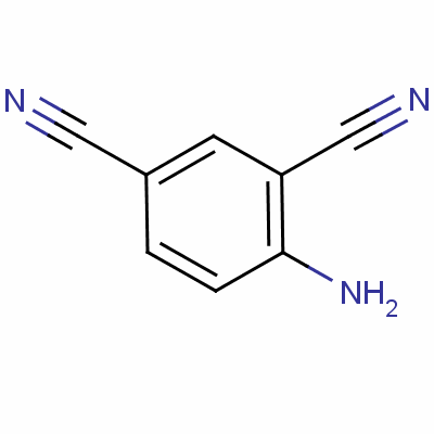 4-氨基间苯二腈分子式结构图