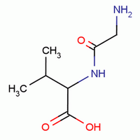 甘氨酰-L-缬氨酸分子式结构图