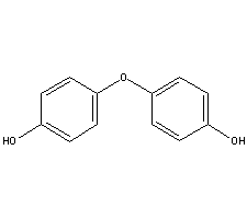 4,4'-二羟基二苯醚分子式结构图