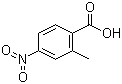 2-甲基-4-硝基苯甲酸分子式结构图