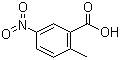 2-甲基-5-硝基苯甲酸分子式结构图