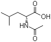 N-乙酰-D-亮氨酸分子式结构图