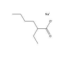 异辛酸钠分子式结构图