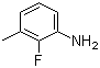 2-氟-3-甲基苯胺分子式结构图