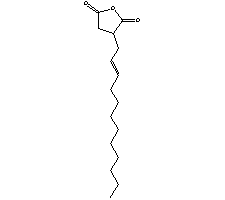 十二烯基丁二酸酐分子式结构图