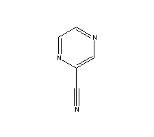 2-氰基吡嗪分子式结构图