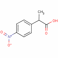 2-(4-硝基苯)丙酸分子式结构图