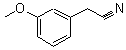 间甲氧基苯乙腈分子式结构图