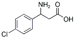 3-氨基-3-(4-氯苯基)丙酸分子式结构图