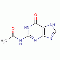 N2-乙酰鸟嘌呤分子式结构图