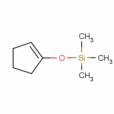 1-(三甲基硅氧基)环戊烯分子式结构图