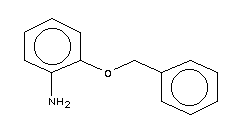 2-苄氧基苯胺分子式结构图