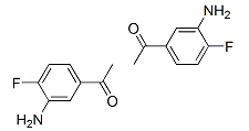 3'-氨基-4'-氟苯乙酮分子式结构图