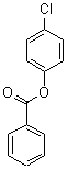 苯甲酸-4-氯苯酯分子式结构图