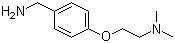 二甲氨基乙氧基苄胺分子式结构图