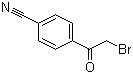 4-溴乙酰基苯腈分子式结构图