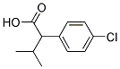 4-氯-α-异丙基苯乙酸分子式结构图