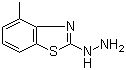 4-甲基-2-肼基苯并噻唑分子式结构图