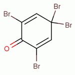 2,4,4,6-四溴-2,5-环己二烯酮分子式结构图