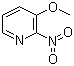 2-硝基-3-甲氧基吡啶分子式结构图